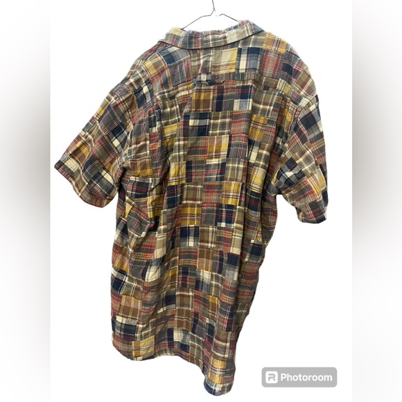 Orvis Patchwork Button Down Shirt - Picture 2 of 3